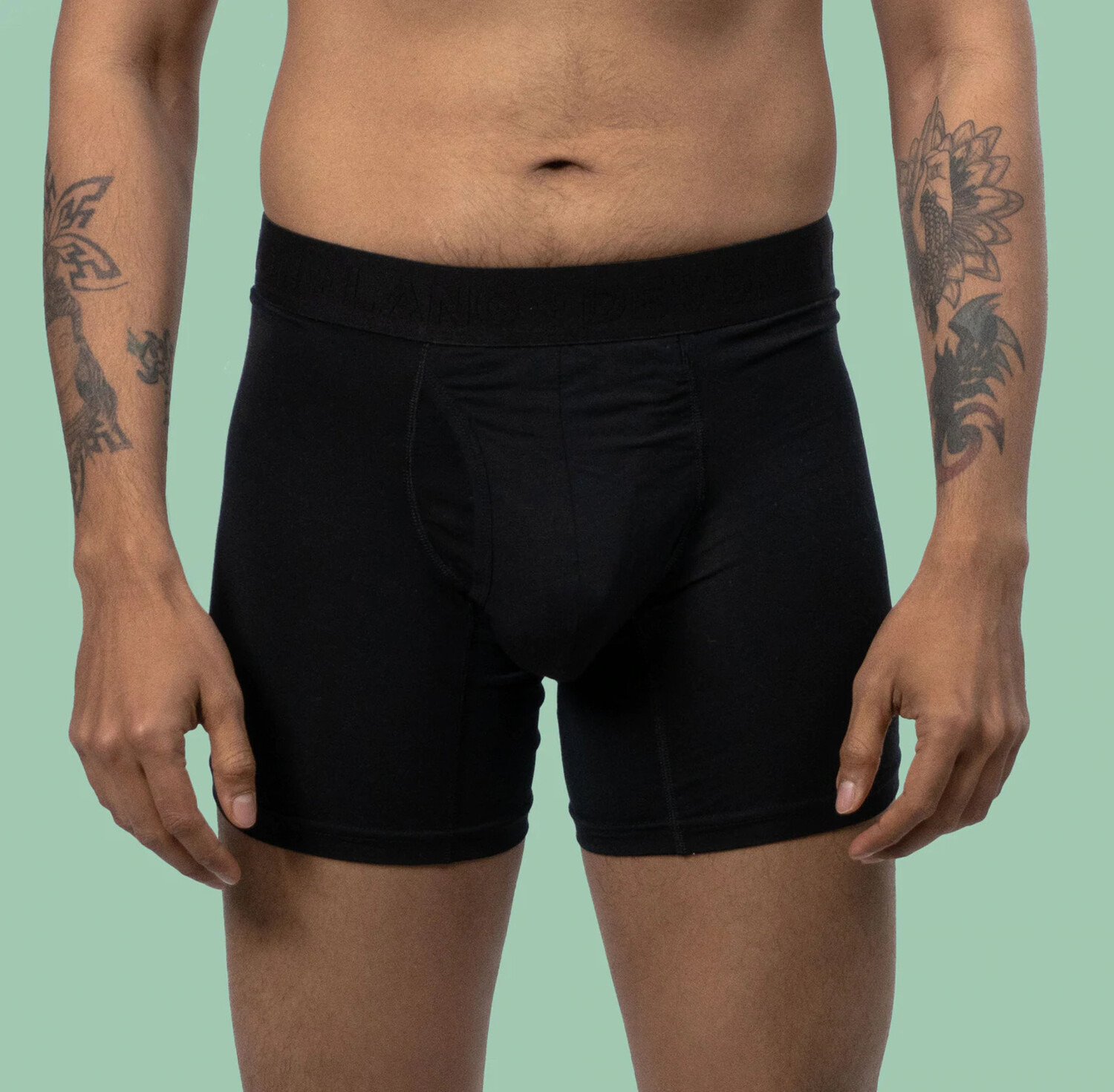 Devon & Lang Men's Folded Crossover Pouch with Fly Boxer Brief