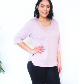 Emk EMK Thora 3/4 Sleeve French Terry Bamboo Top