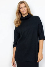 Soya Concept Soya Concept Tamie 1 Turtleneck Ribbed Long Sleeve Tunic
