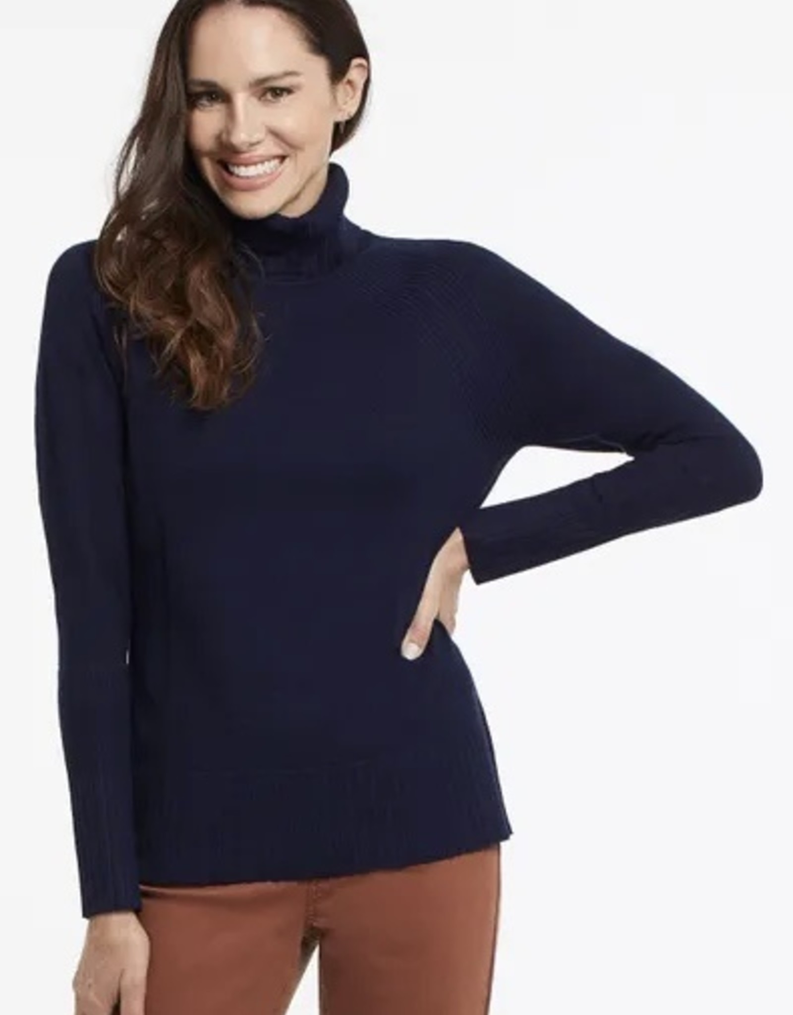 Long Sleeve Turtleneck Knit Sweater 