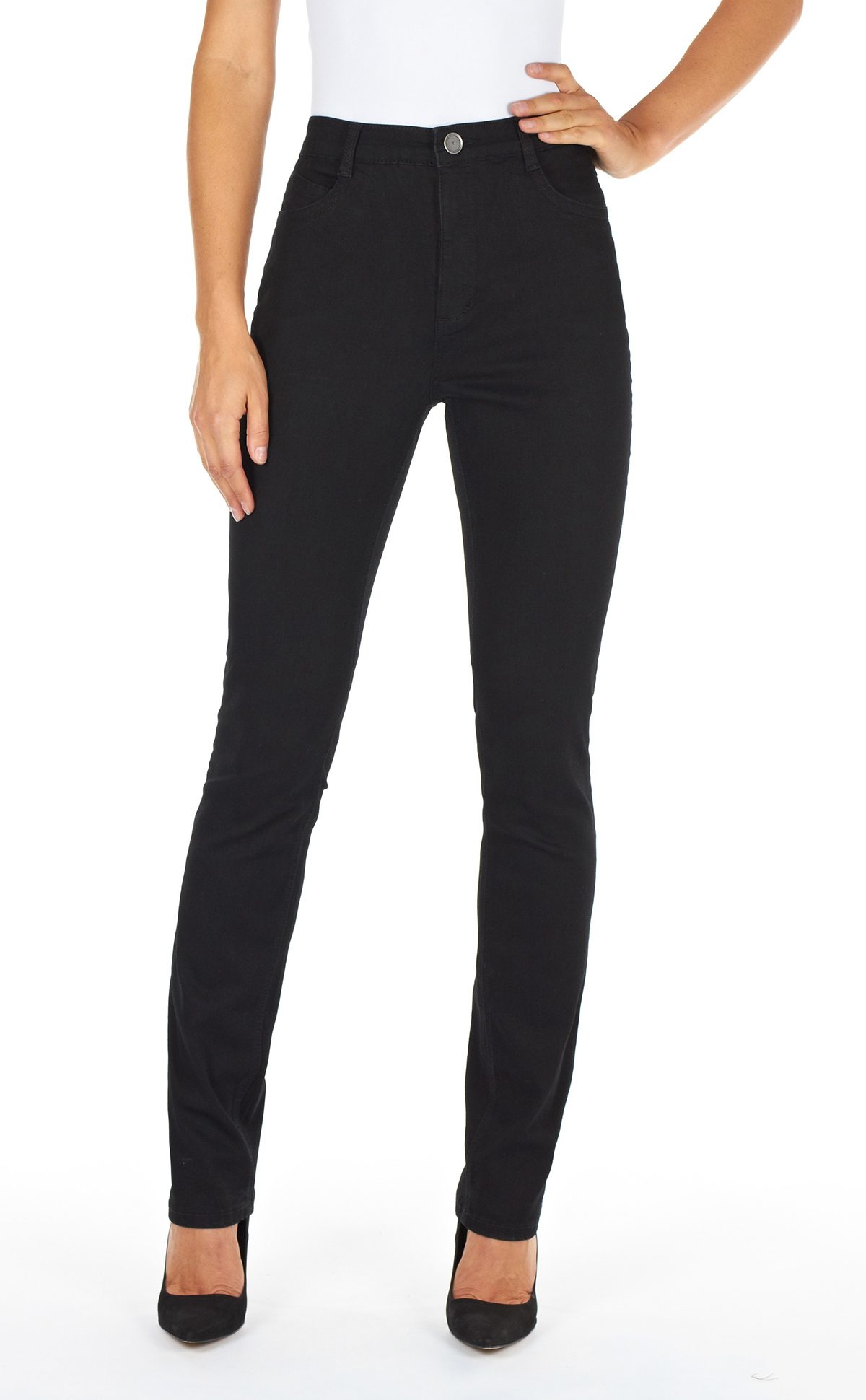 French Dressing Jeans 8627250 Petite Peggy Straight Leg - Main Street ...