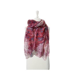 Caracol Caracol 6141 Lightweight Colourful Abstract Print Scarf