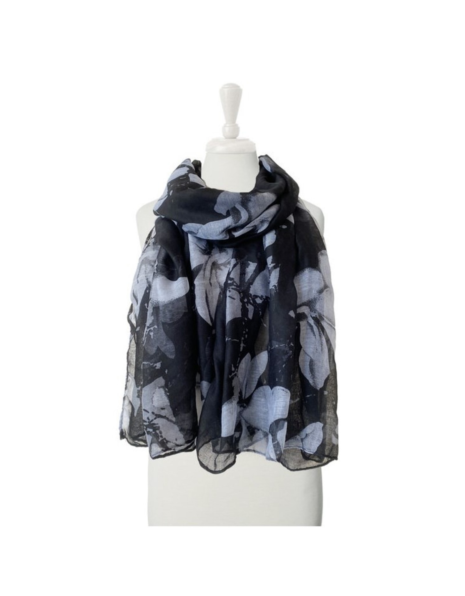 Caracol Caracol 6135 Lightweight Colourful Flower Pattern Scarf