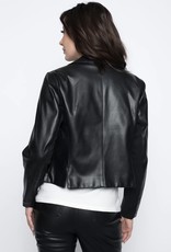 Picadilly Picadilly Faux Leather Moto Jacket UZ419