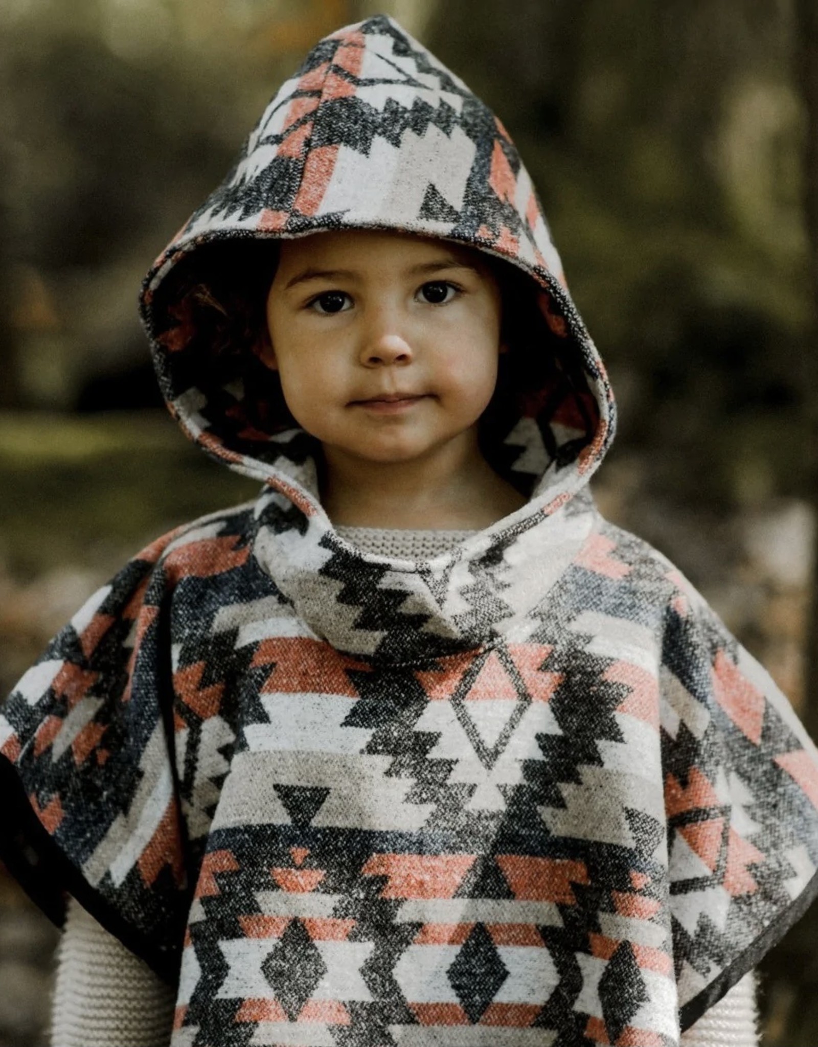 Mini Tipi Mini Tipi  Child Poncho with Hood 18 months-3yrs