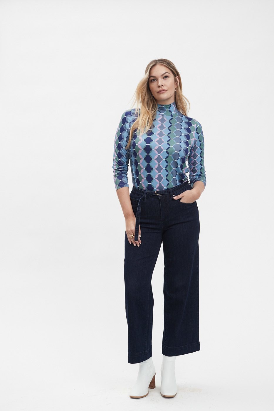 French Dressing Jeans Olivia Wide Ankle Trouser 2140322 Main Street