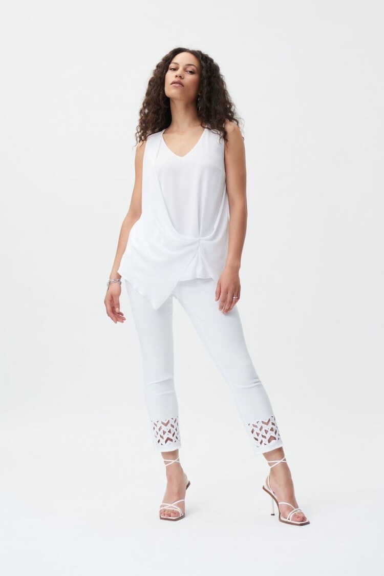 Joseph Ribkoff Joseph Ribkoff sleeveless top w/ side gathering 231182