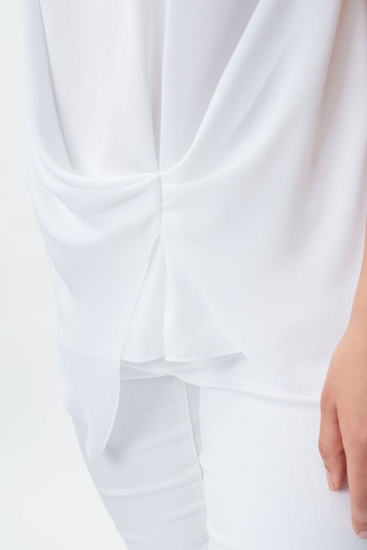 Joseph Ribkoff Joseph Ribkoff sleeveless top w/ side gathering 231182