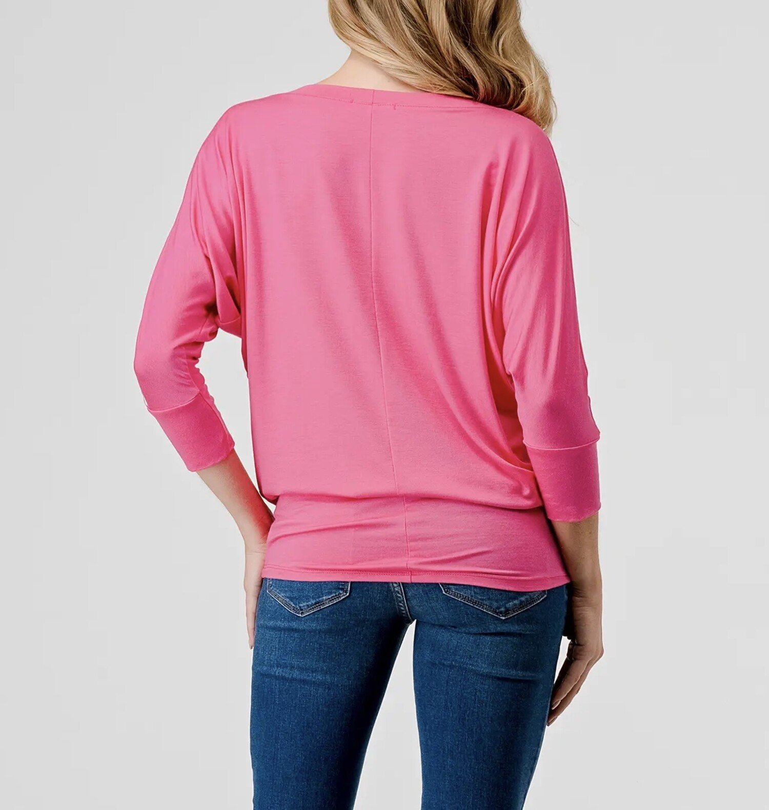 Loose Fit 3/4 Sleeve T-Shirt