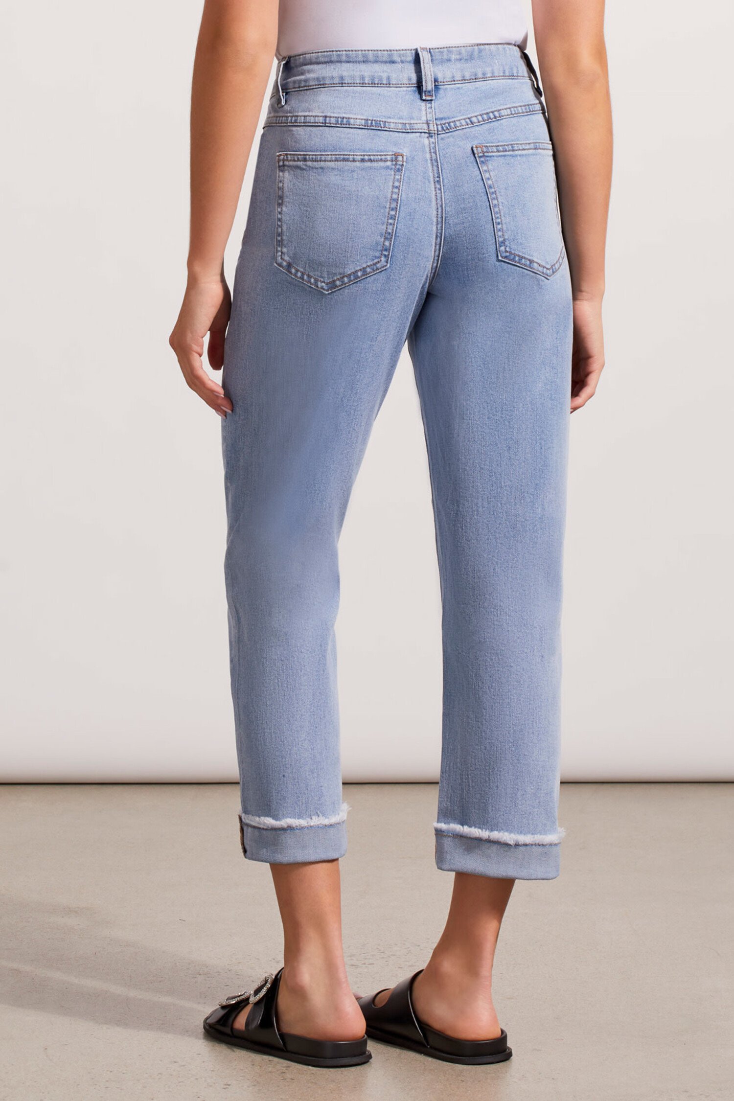 Audrey Girlfriend Straight Ankle Jeans