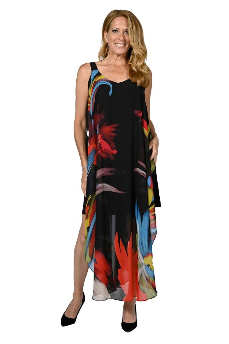 Frank Lyman Frank Lyman Dress with chiffon overlay 236660U
