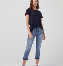 French Dressing Jeans FDJ 2384809 Olivia Mid Rise Pencil Crop with Raw Edge Hem