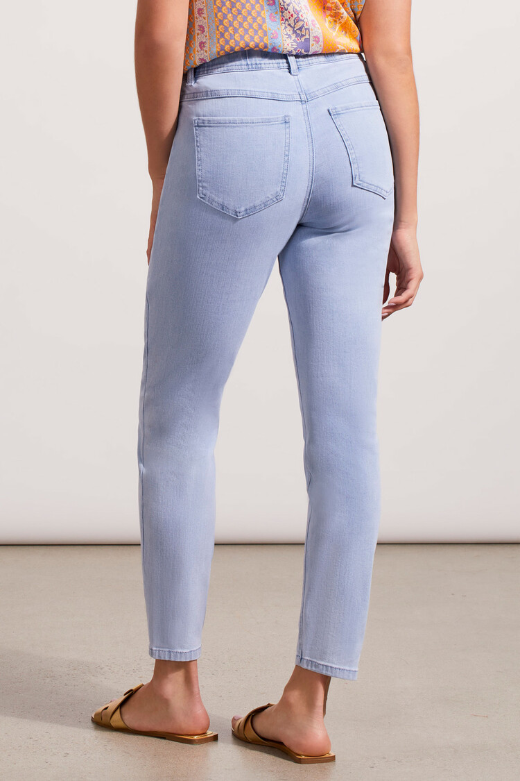 Tribal Tribal 7109O Audrey Mid Rise Icon Pull On Skinny Ankle Jeans