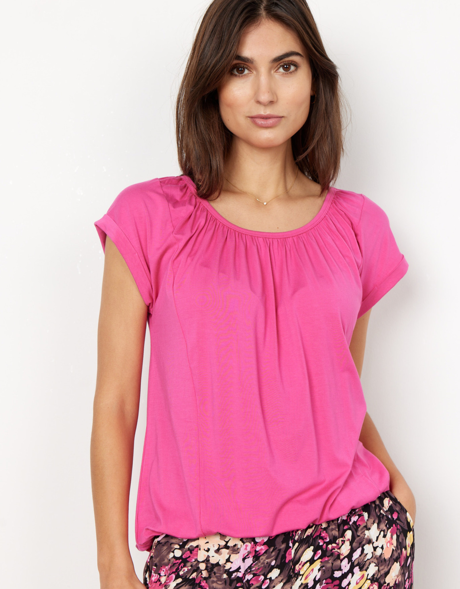 Soya Concept Soya Concept Marica 4 Short Sleeve Round Neck Top