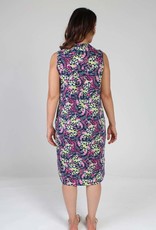 Fresh FX Fresh FX Printed Sleeveless Dress W/ Pockets 1SB292207C