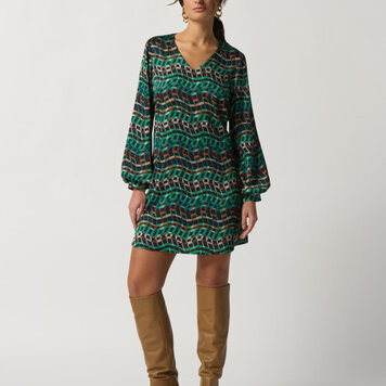 Joseph Ribkoff Joseph Ribkoff Satin A-Line Dress 233272