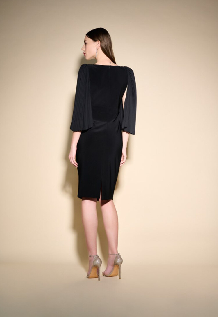 Joseph Ribkoff Joseph Ribkoff Pleated Sleeve Sheath Dress 233766