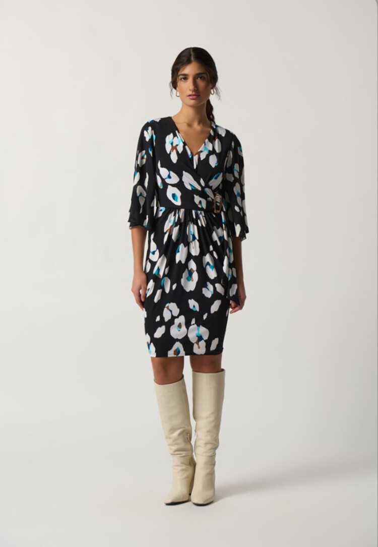 Joseph Ribkoff Joseph Ribkoff Animal Print Sheath Dress 233105