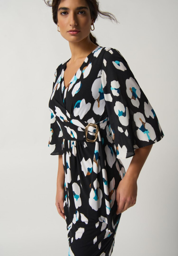 Joseph Ribkoff Joseph Ribkoff Animal Print Sheath Dress 233105