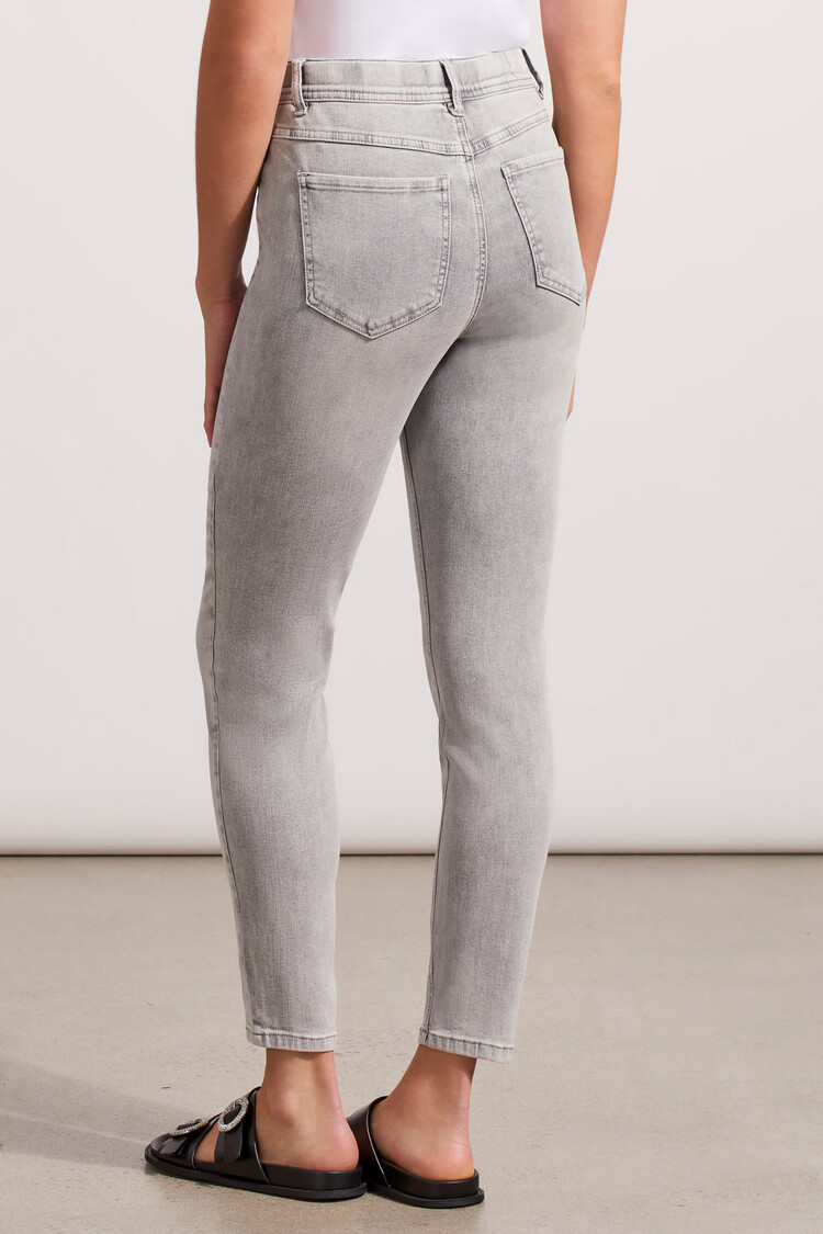 Tribal Tribal 7109O Audrey Mid Rise Icon Pull On Skinny Ankle Jeans