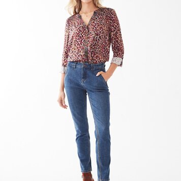 French Dressing Jeans French Dressing  Olivia Carpenter Straight Ankle Mid Rise Jeans 2469809