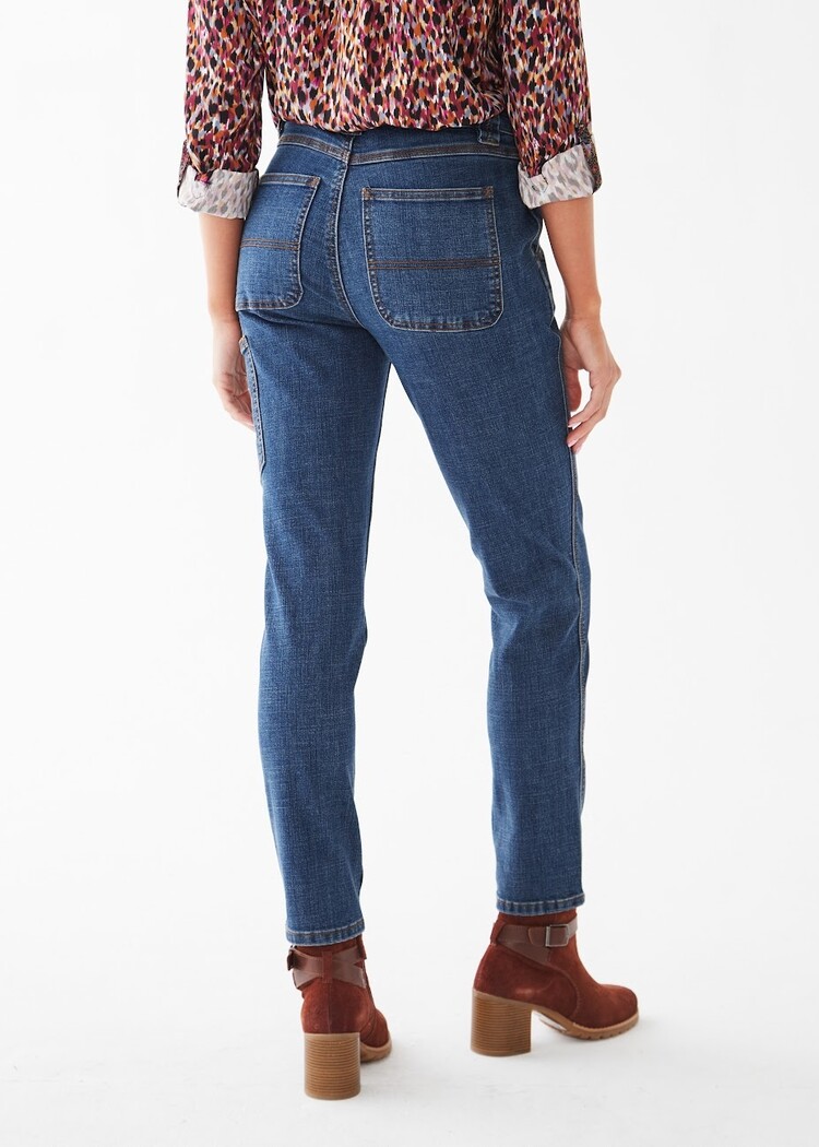 French Dressing Jeans French Dressing  Olivia Carpenter Straight Ankle Mid Rise Jeans 2469809