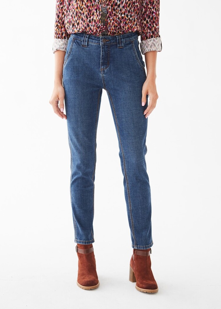 French Dressing Jeans French Dressing  Olivia Carpenter Straight Ankle Mid Rise Jeans 2469809