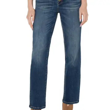 Liverpool Liverpool Kennedy Straight Jean W/ Exposed Button Fly LM3134VK