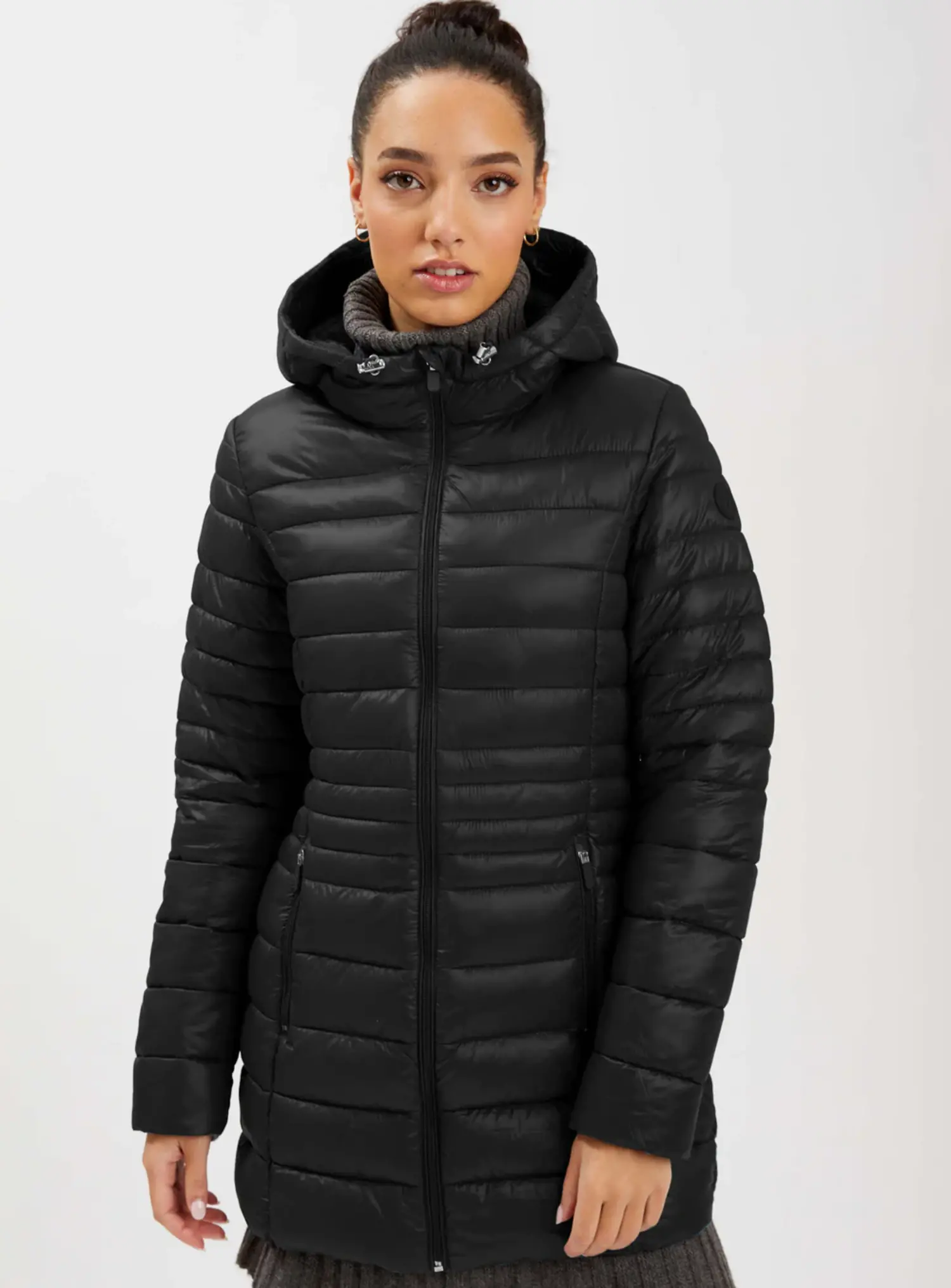 Point Zero, Black Puffer Jacket - Size 12 – Linen for Littles