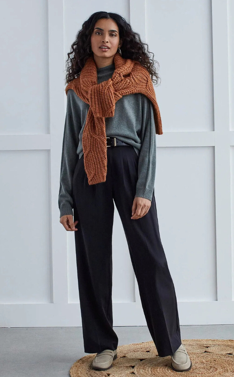 Tribal Tribal Fly Front Trouser W/ Tabs 1547O