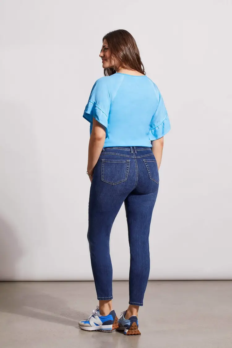 Tribal Tribal 5357O Audrey Mid Rise Icon Fit Skinny Jeans 28” inseam