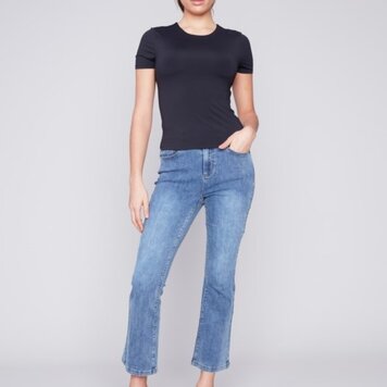 Charlie B Charlie B C5443 Boot Cut Stretch Denim Jeans 28" Inseam