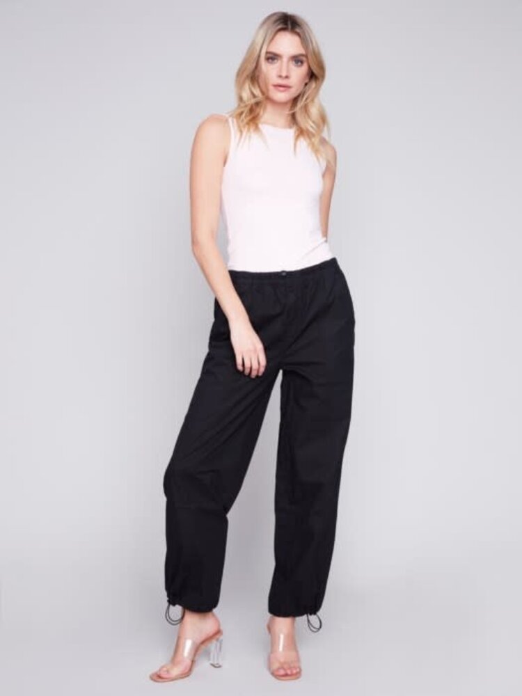 Charlie B Charlie B C5498 Parachute Pants with Pockets
