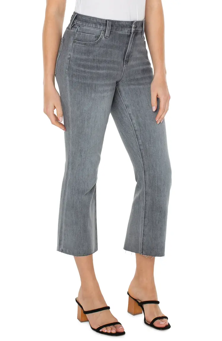 Liverpool Liverpool LM7711EQQ Hannah Crop Flare with Cut Hem