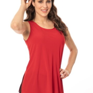 Bali Bali 7989 Round Neck Sleeveless Knit Top