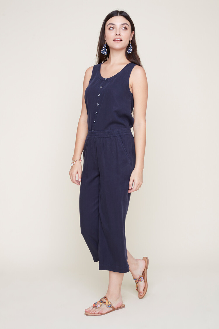 Renuar Renuar R8089 Pull On Tencel Cropped Pant
