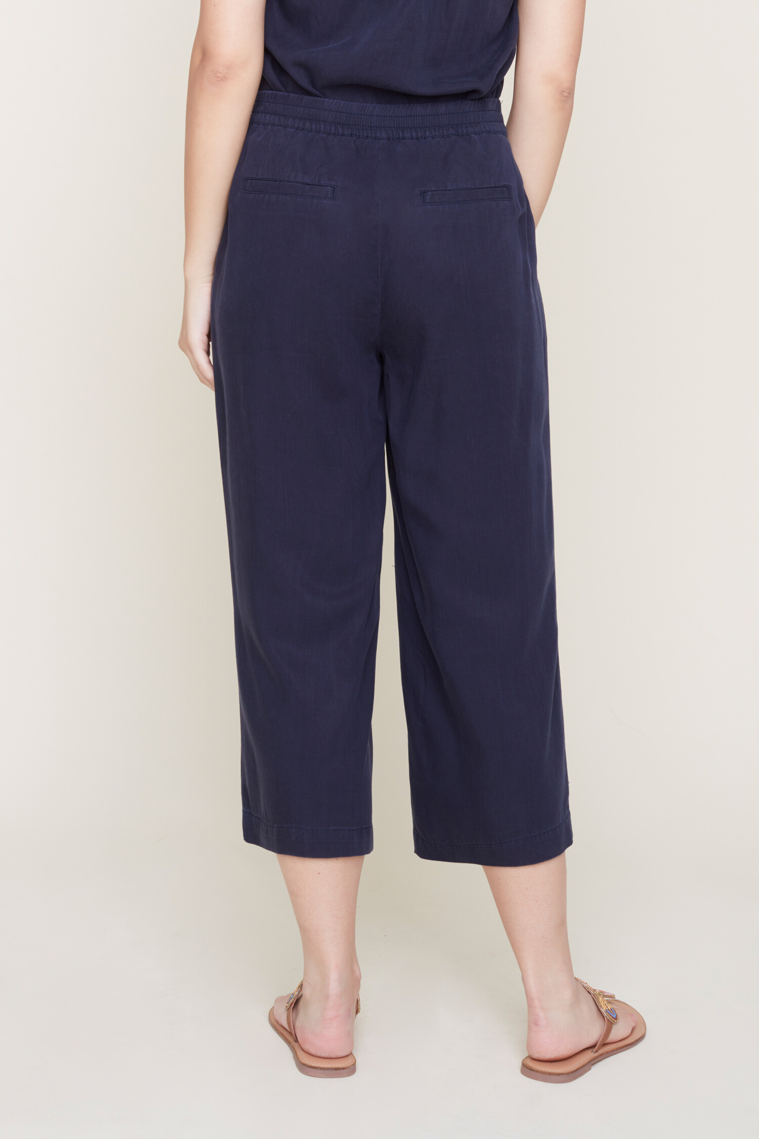 Tencel crop pants discount