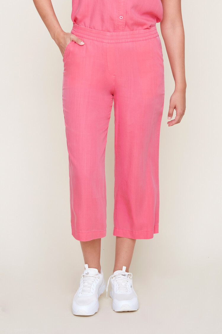 Renuar Renuar R8089 Pull On Tencel Cropped Pant