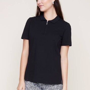 Renuar Renuar R7764 Short Sleeve Knit Polo Top