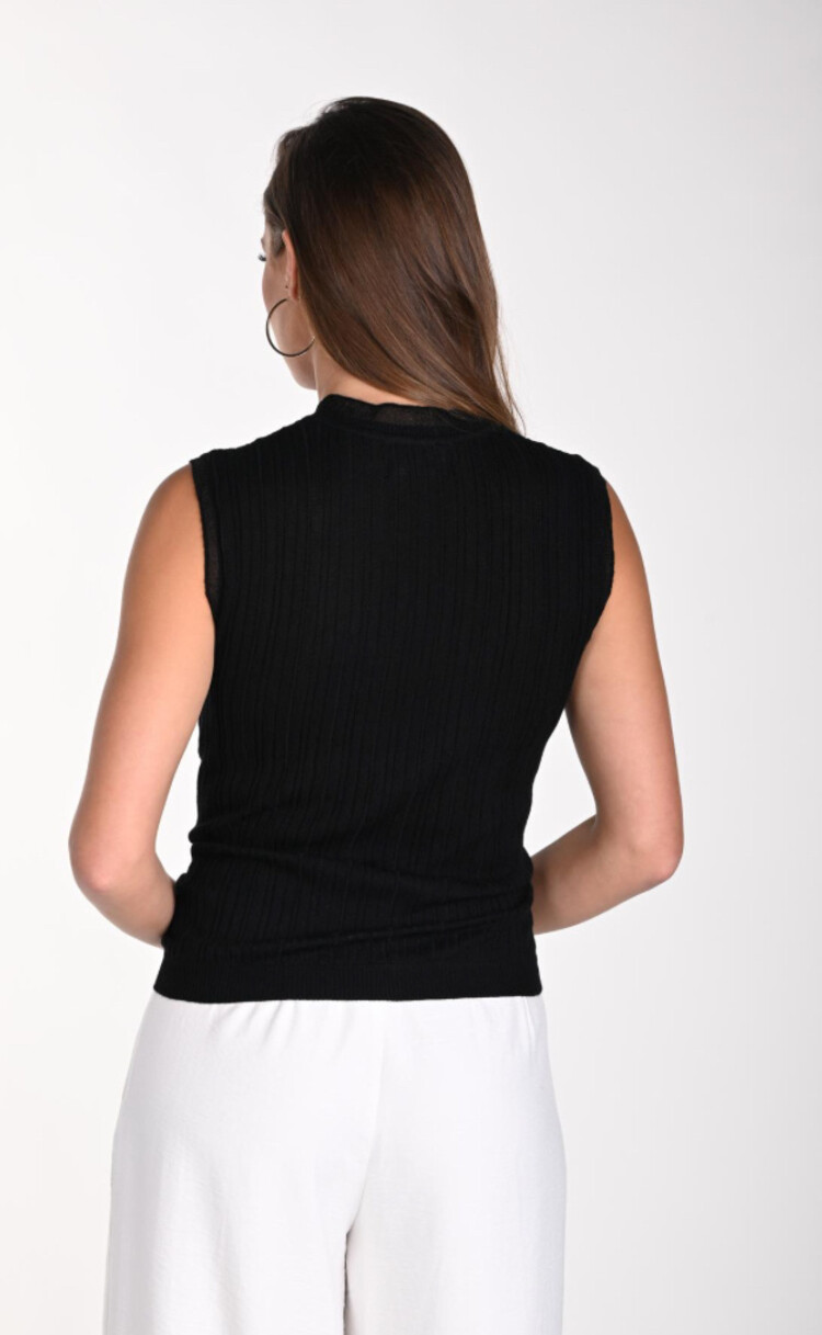 Frank Lyman Frank Lyman Sleeveless Mock Neck Knit Top 241346U