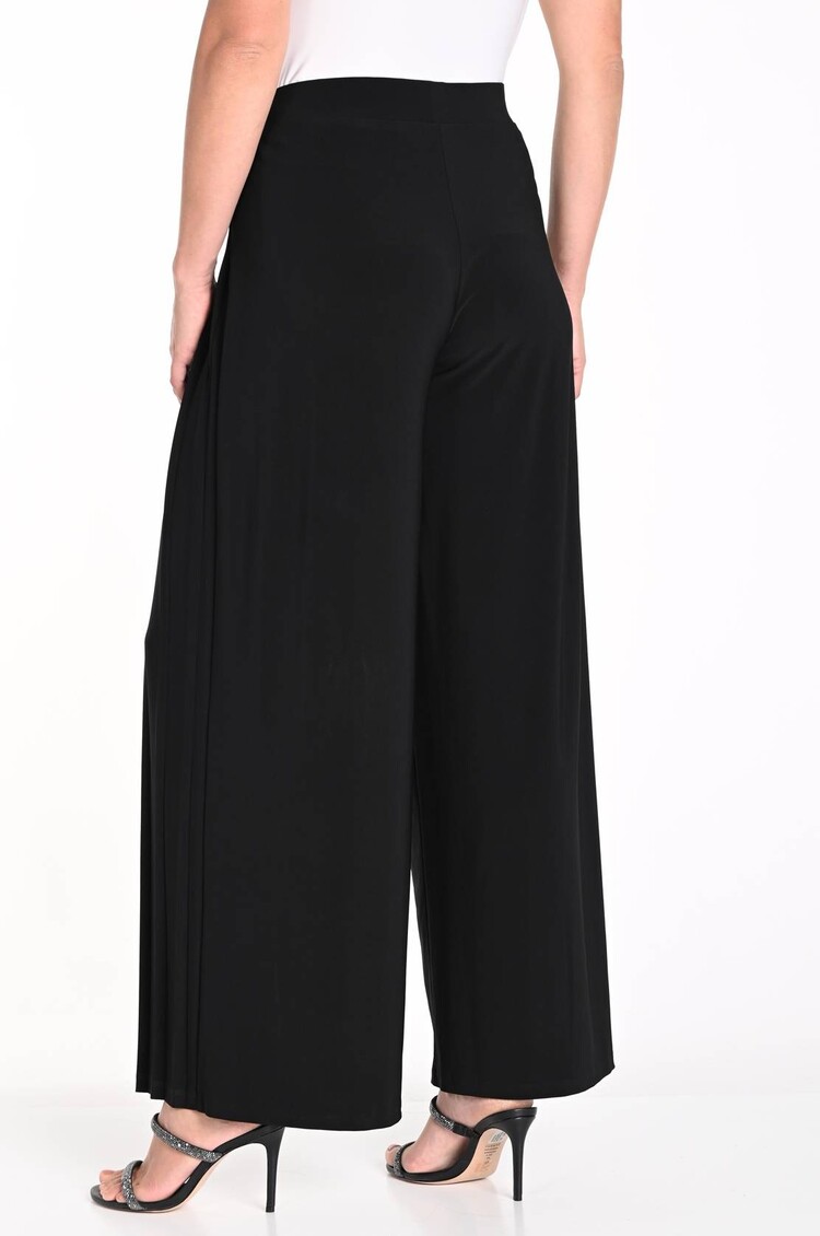 Frank Lyman Frank Lyman Wide Leg Pleated Pull On Dress Pant 241011