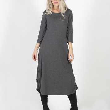 Pure Essence Pure Essence 3/4 Sleeve Dress 210-5024