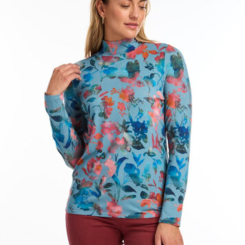 French Dressing Jeans FDJ 3311756 Long Sleeve Mock Neck Top