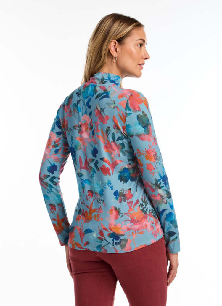 French Dressing Jeans FDJ 3311756 Long Sleeve Mock Neck Top