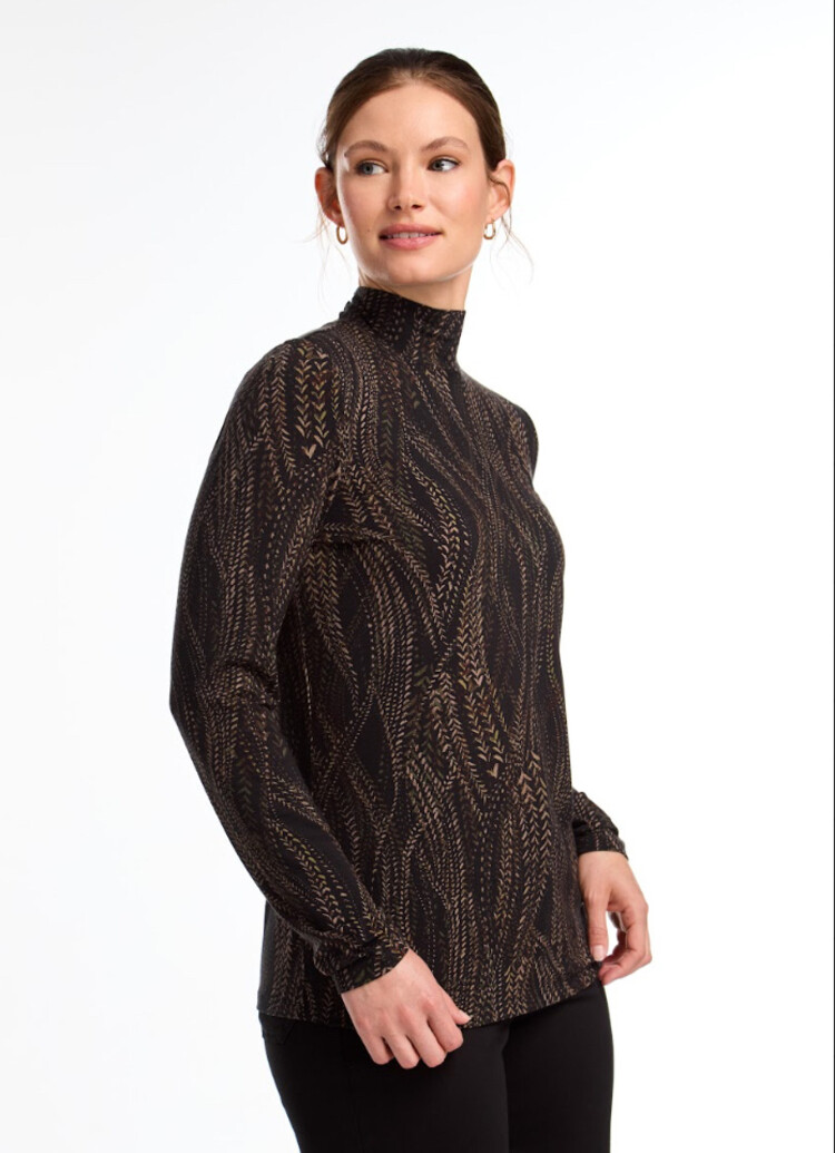 French Dressing Jeans French Dressing Long Sleeve Mock Neck Top 3199756