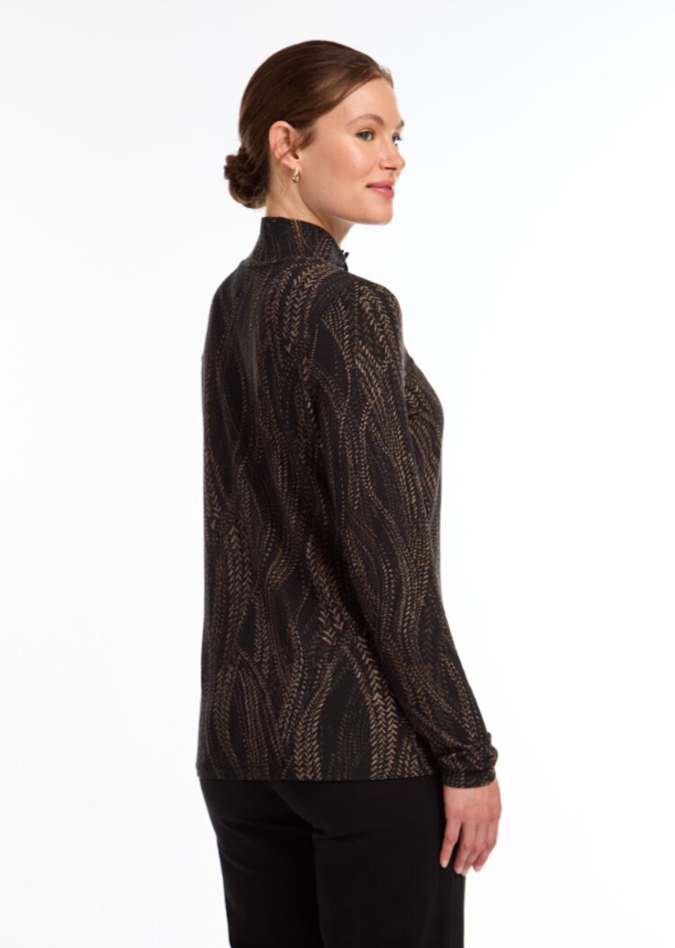 French Dressing Jeans French Dressing Long Sleeve Mock Neck Top 3199756