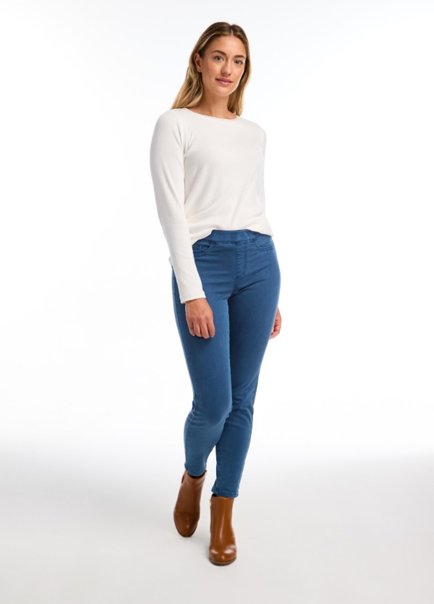 French Dressing Long Sleeve Boat Neck Top 3259161 Main Street Clothing Company
