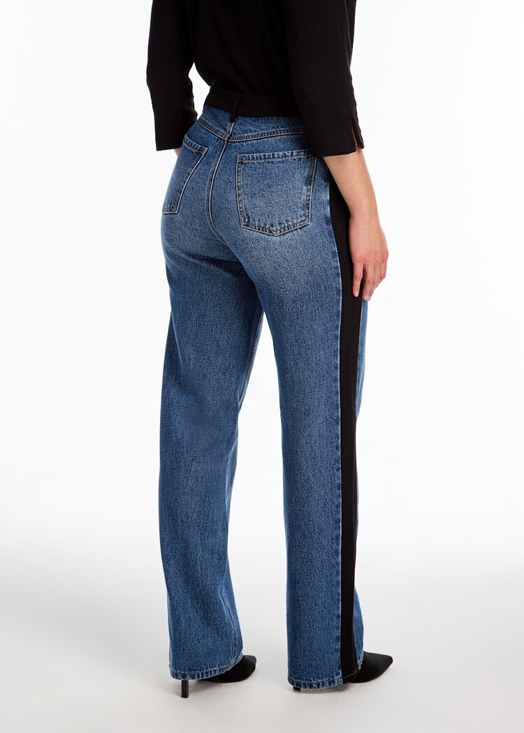 French Dressing Jeans French Dressing Olivia Mixed Media Wide Leg Jean 2267181F