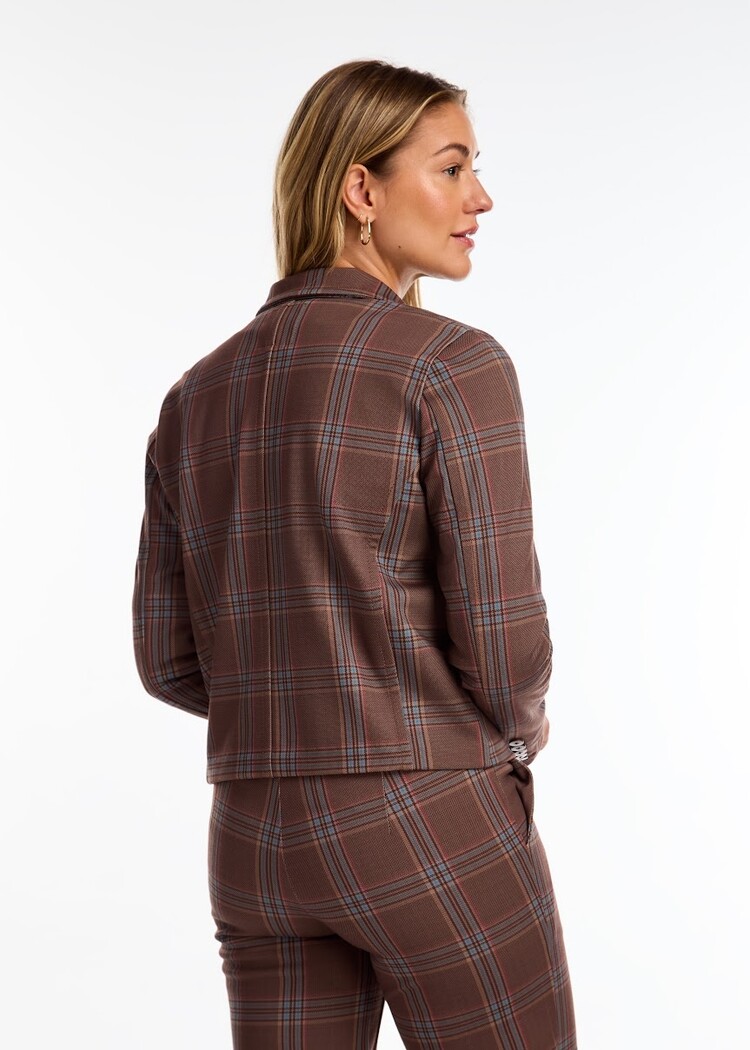 French Dressing Jeans French Dressing Printed Cropped Button Front Blazer 1110459