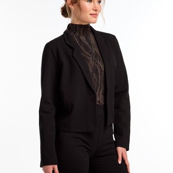 French Dressing Jeans French Dressing Cropped Button Front Blazer 1110396